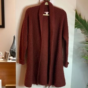 2/$30❤️ Oversized Rust Coloured Cardigan